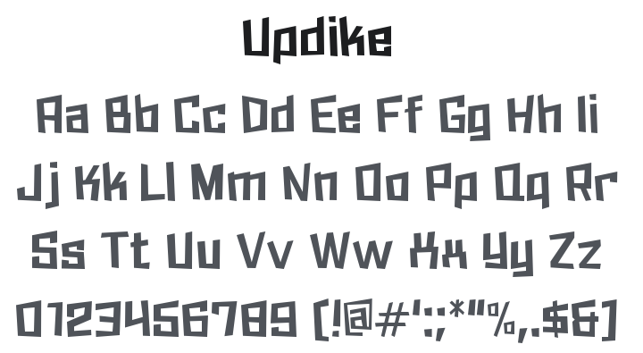 Updike Font