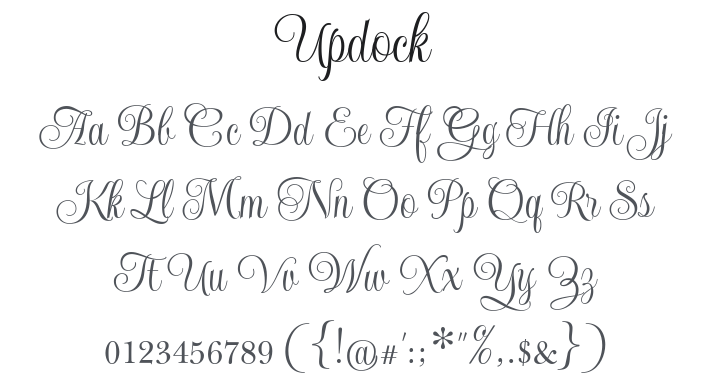 Updock Font