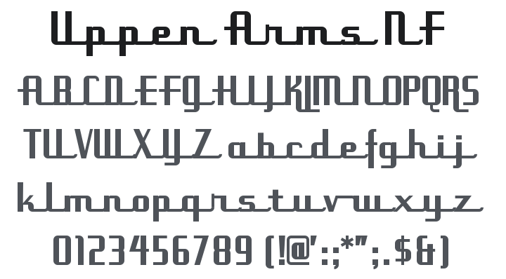 Uppen Arms NF Font