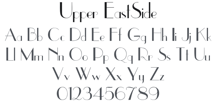 Upper EastSide Font Family