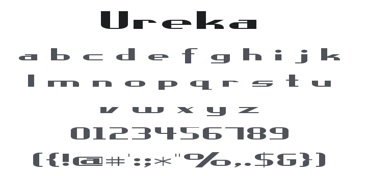 Ureka Font