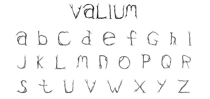 Valium Font