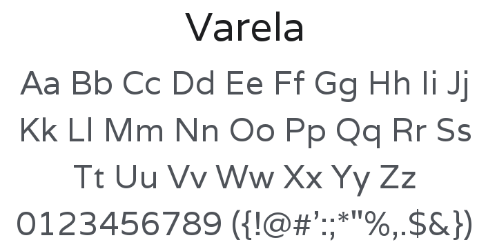Varela Font