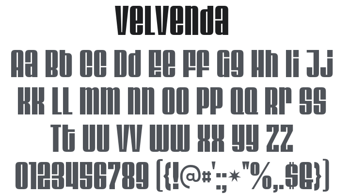 Velvenda Font Family