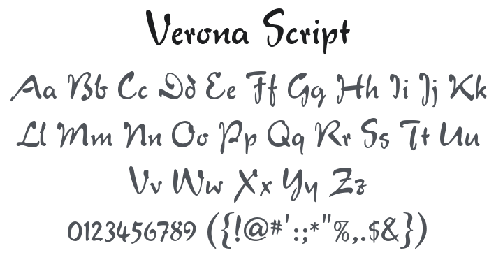 Verona Script Font