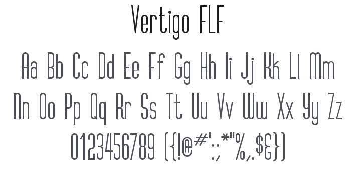 Vertigo FLF Font Family