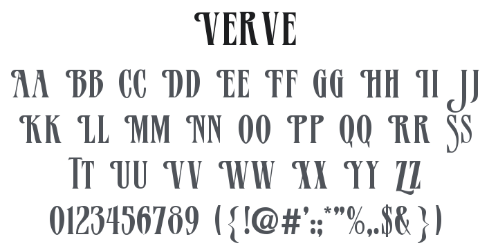 Verve Font Family