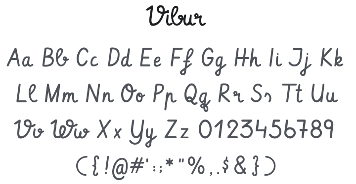 Vibur Font