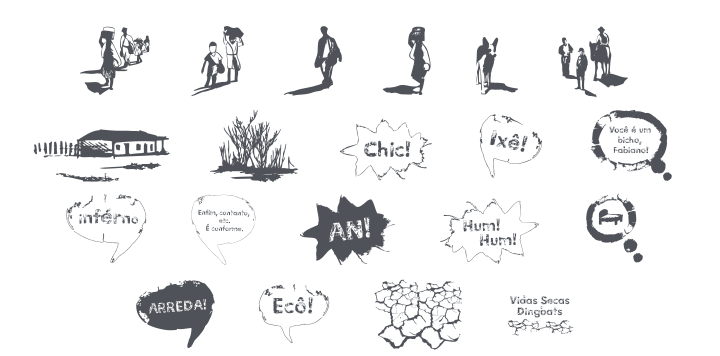 Vidas Secas Dingbats Font