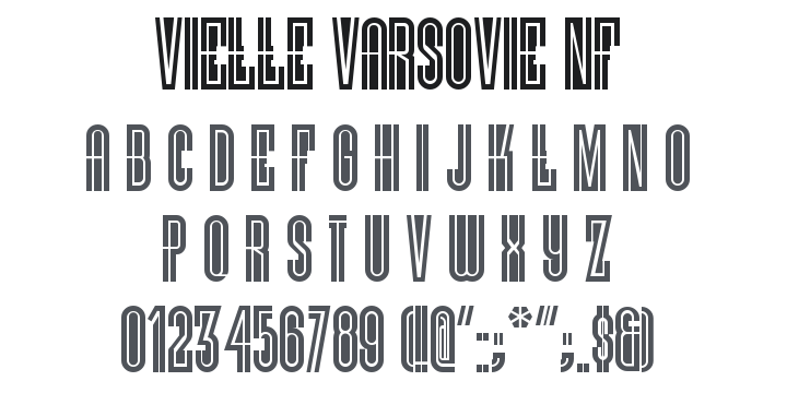 Vielle Varsovie NF Font
