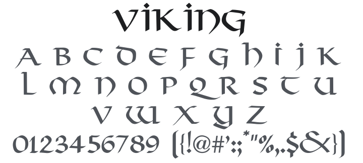 Viking Font