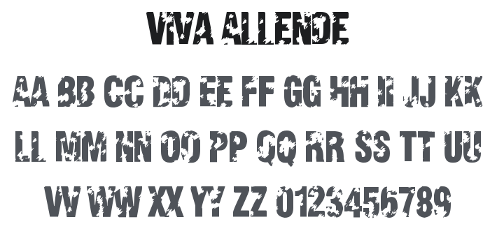 Viva Allende Font