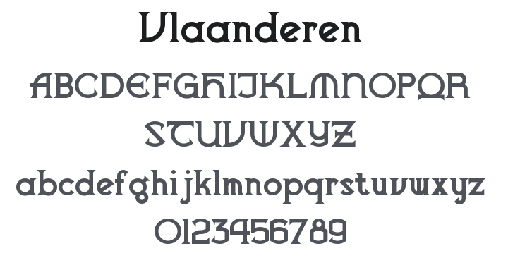 Vlaanderen Font Family