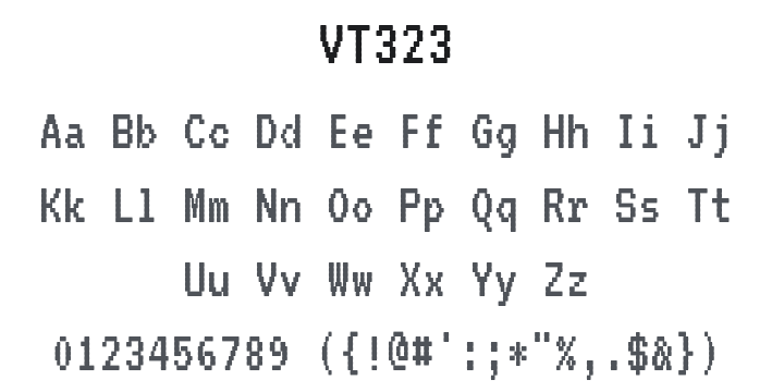 VT323 Font