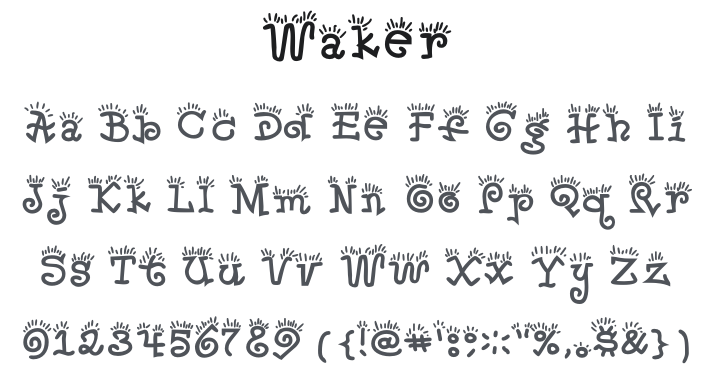 Waker Font