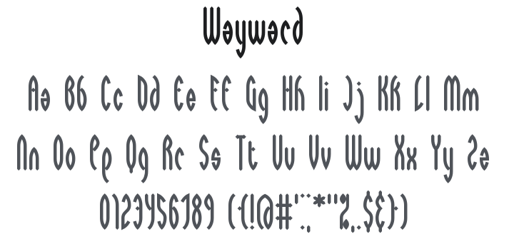Wayward Font Family