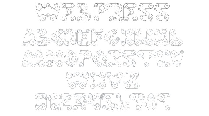 Web Press Font Family