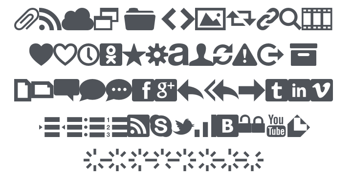 Web Symbols Font