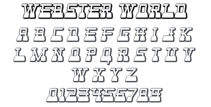Webster World Font