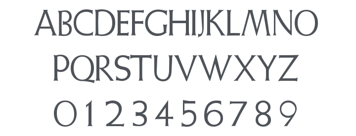 Weiss Initialen Font Family