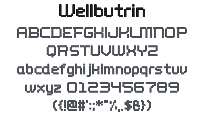 Wellbutrin Font