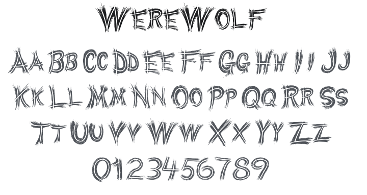 WereWolf Font