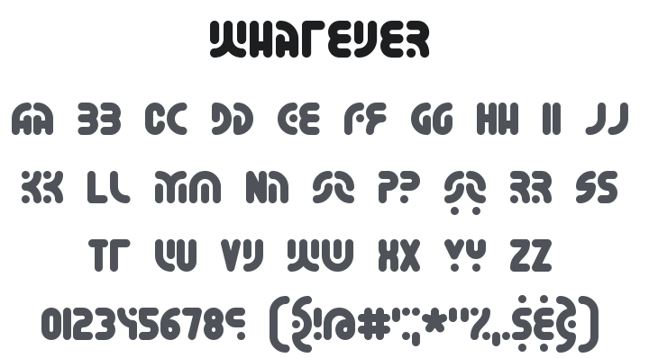 Whatever Font