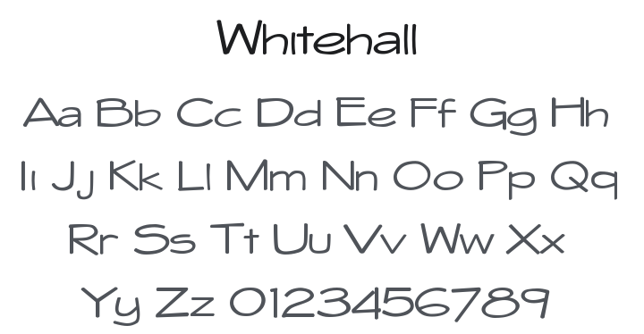 Whitehall Font