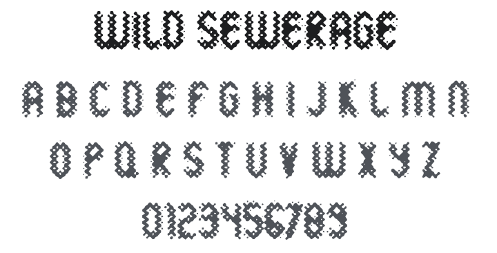 Wild Sewerage Font