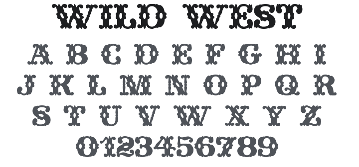 Wild West Font Family