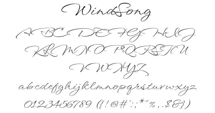 WindSong Font Family