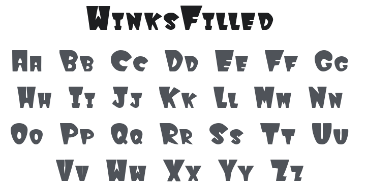 WinksFilled Font