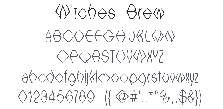 Witches Brew Font