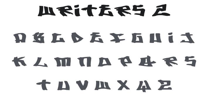 Writers 2 Font