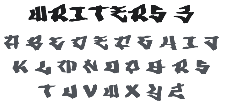 Writers 3 Font