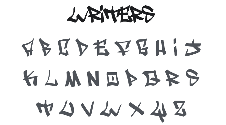 Writers Font Family