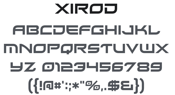 Xirod Font