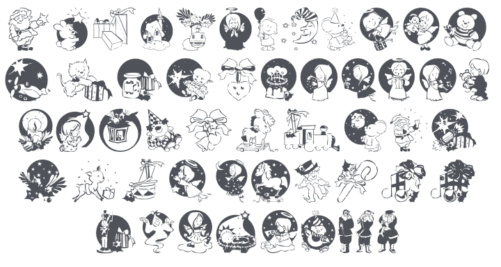 Xmas Promotions Symbols Font