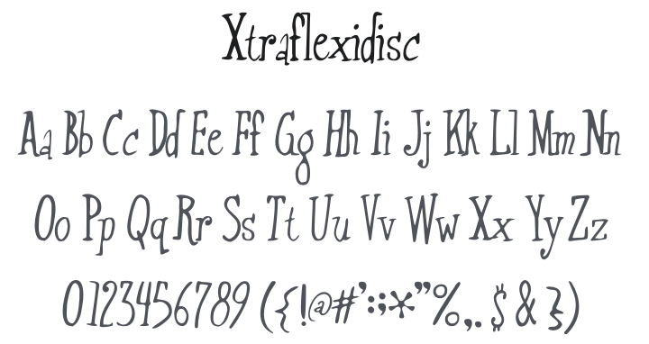 Xtraflexidisc Font