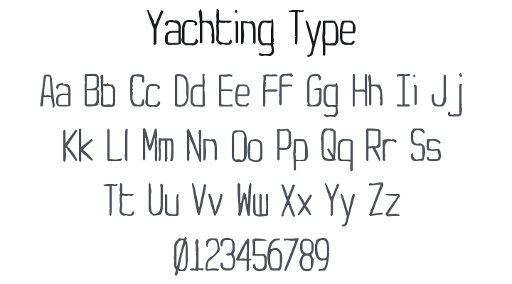 Yachting Type Font