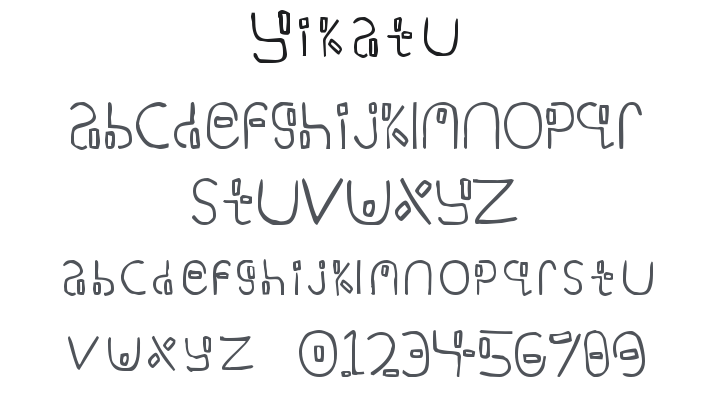 Yikatu Font