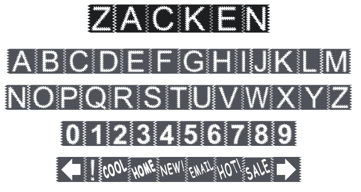 Zacken Font