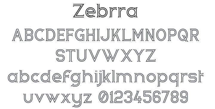 Zebrra Font