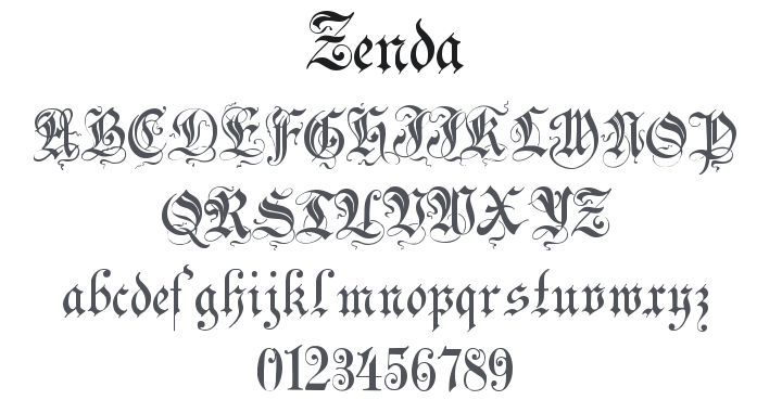 Zenda Font Family