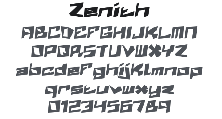 Zenith Font