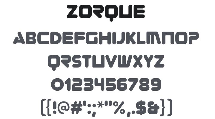 Zorque Font