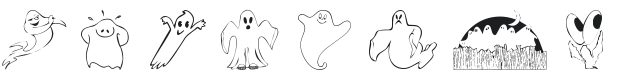 101! A Ghostly Font Preview