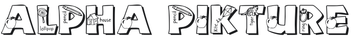 101! Alpha Pikture 'Bet Font Preview