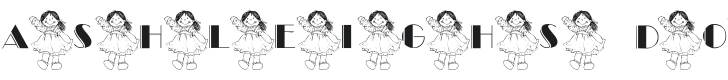 101! Ashleigh's Dolly Font Preview