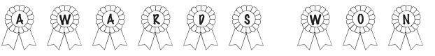 101! Awards Won Font Preview